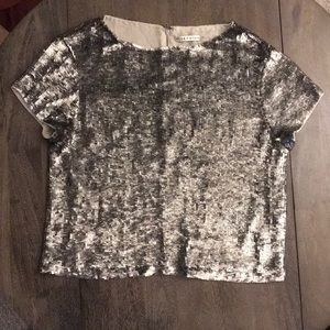 Designer sequin top